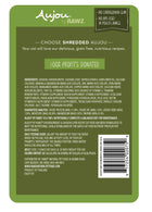 Aujou Chicken Breast & Chicken Liver Recipe Cat Food back of pouch.