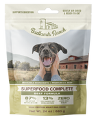 Badlands Ranch Superfood Complete 24 oz package Beef Formula Front