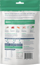 Back pouch of Dr. Marty Nature's Blend Active Vitality Freeze-Dried Senior Dog Food
