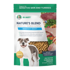 Front pouch of Dr. Marty Nature's Blend Sensitivity Select Freeze-Dried Dog Food 16oz