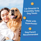 *lip-Smackin' & Irresistibly Tasty Dog Treats
*Made with Superfoods!
*Dog Parent Recommended