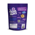 Fruitables Baked Dog Treats Pumpkin & Blueberry back of bag.