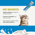 Key Benefits of Fussie Cat Puree Tuna with Small Anchovy in Goat Milk Puree Cat Treat