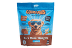 Good Vibes Frozen Raw Dog Food Pork Mini-Burgers