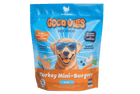 Good Vibes Frozen Raw Dog Food Turkey Mini-Burgers