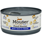 Mouser Pond Hunter Canned Cat Food. With Duck & Mouse. Gluten Free, BPA Free Can, No Thickener