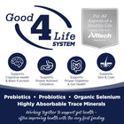 Working together to support gut health- often improving health with the very first feeding.