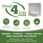 Working together to support gut health- often improving health with the very first feeding.