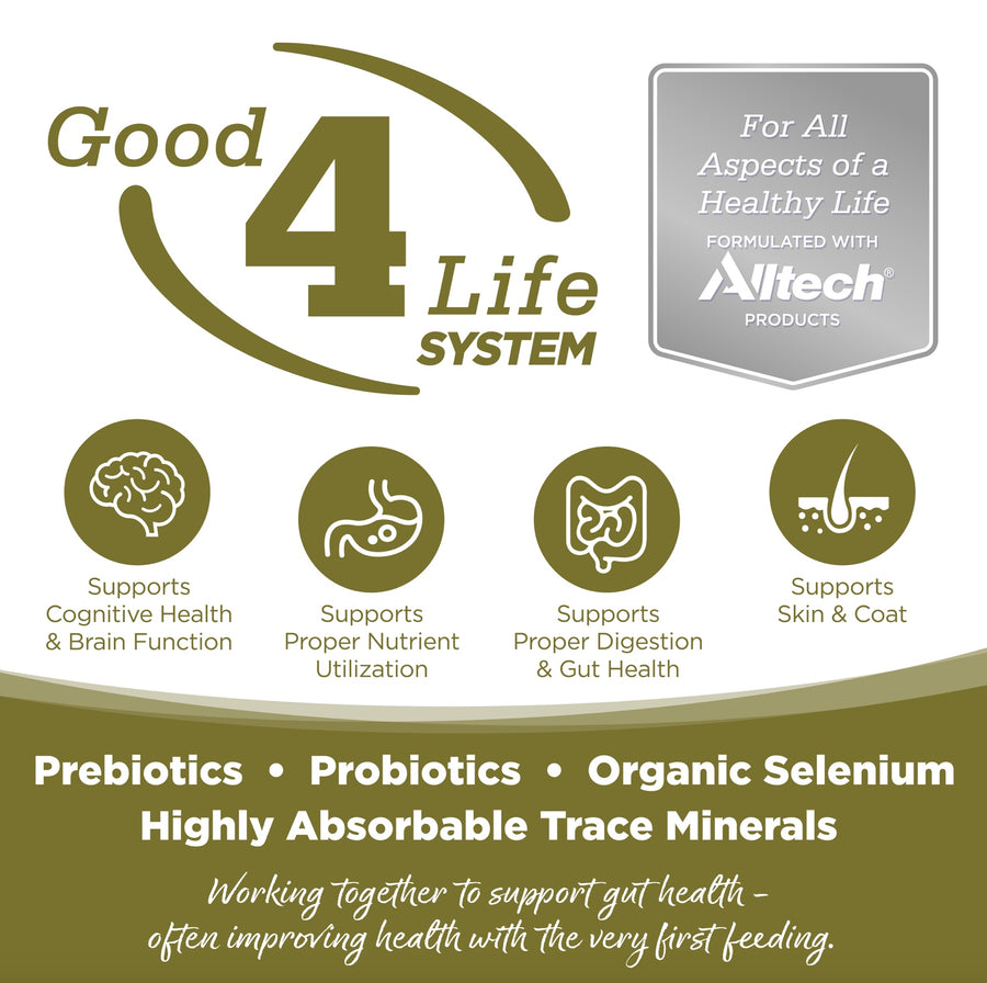 Working together to support gut health- often improving health with the very first feeding.