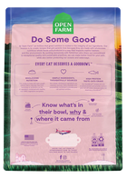 Back pouch of Open Farm Goodbowl Wild Caught Salmon & Brown Rice Recipe Cat Food