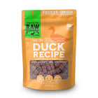 Front packaging of Raw Dynamic Freeze Dried Duck Dog Food 5.5oz