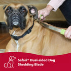 Safari Dual sized dog shedding blade
