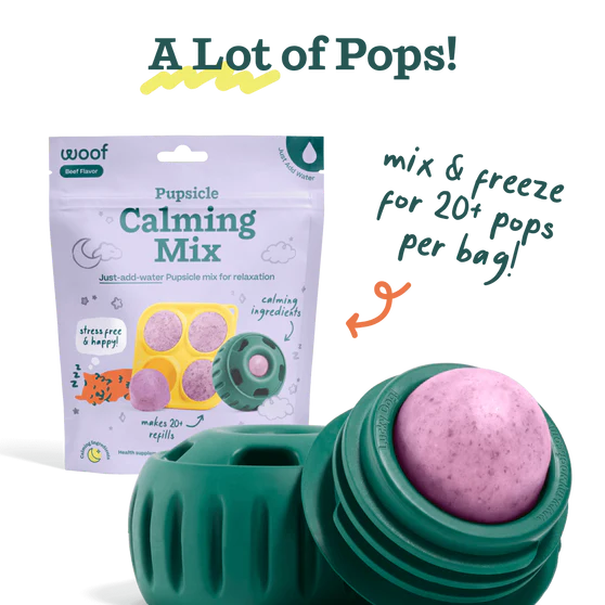 Woof Calming Pupsicle Mix Lickable Dog Treats