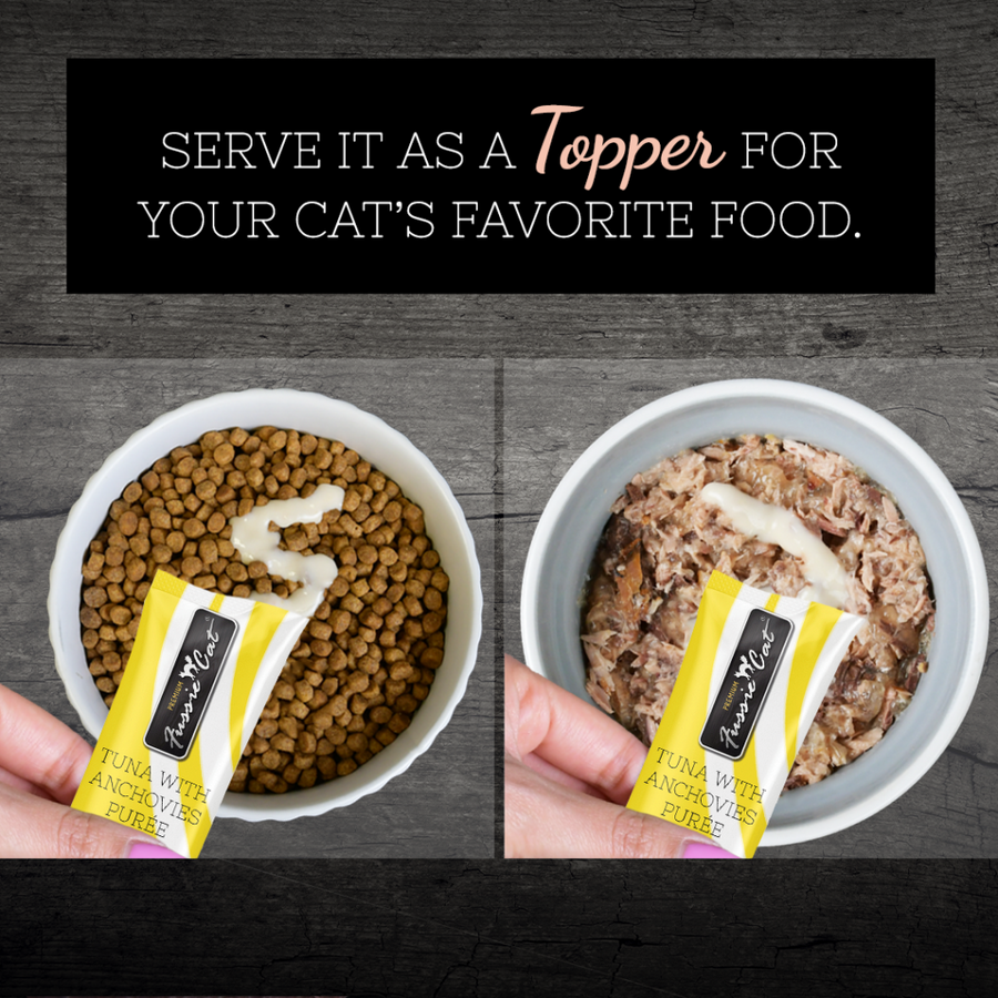 Fussie Cat Puree Tuna & Anchovies Cat Treat