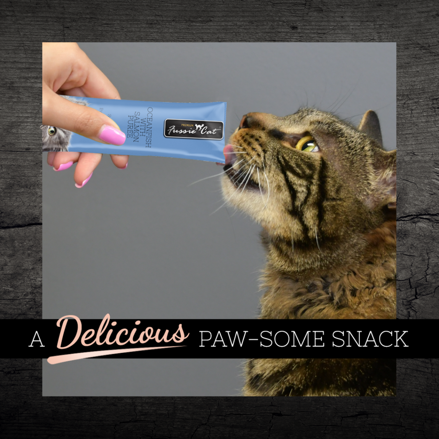 Fussie Cat Puree Oceanfish & Salmon Cat Treat