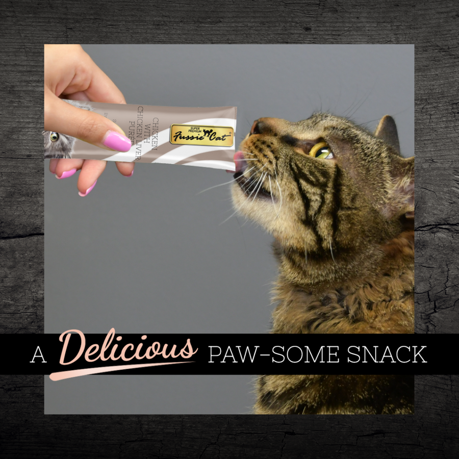 Fussie Cat Puree Chicken with Liver Cat Treat