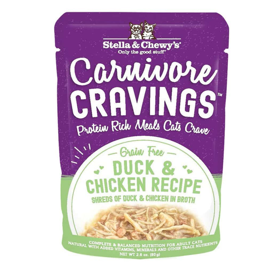 Stella & Chewy's Carnivore Cravings Grain Free Chicken & Duck Wet Cat Food Pouch
