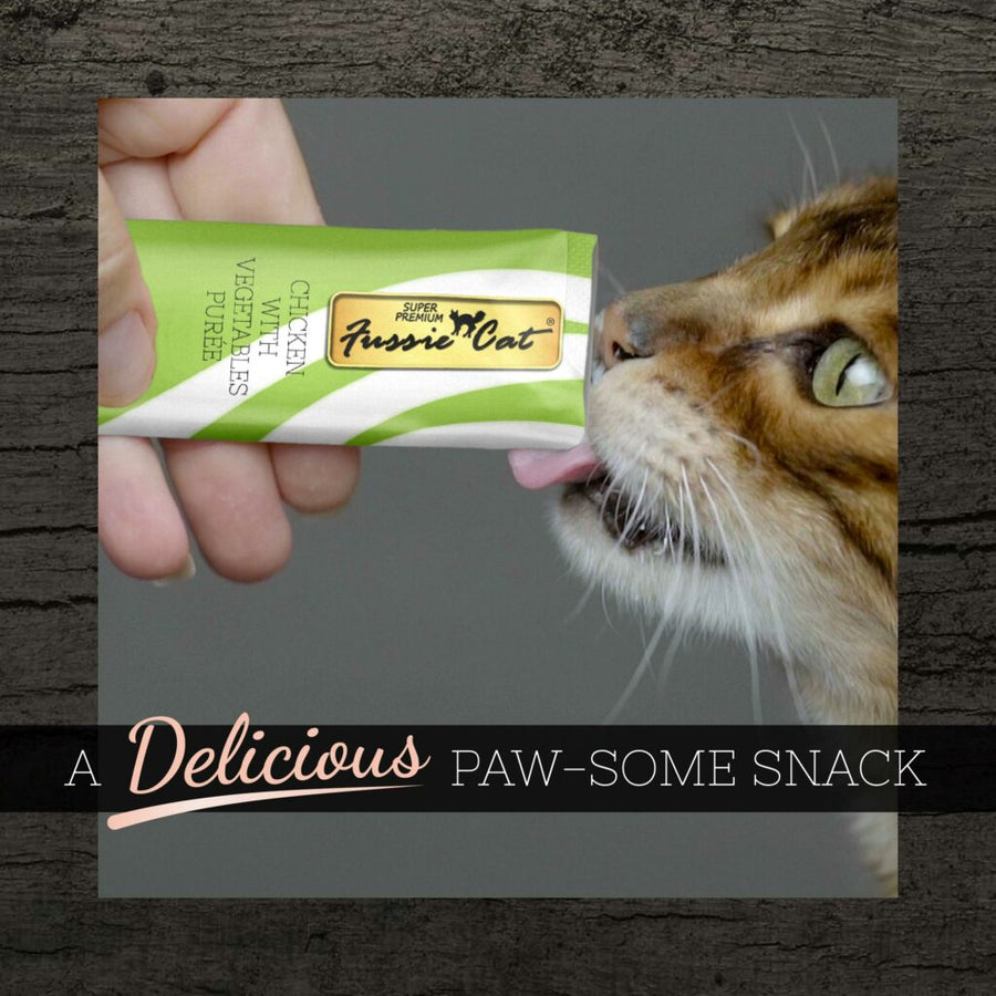 Fussie Cat Puree Chicken & Vegetable Cat Treat