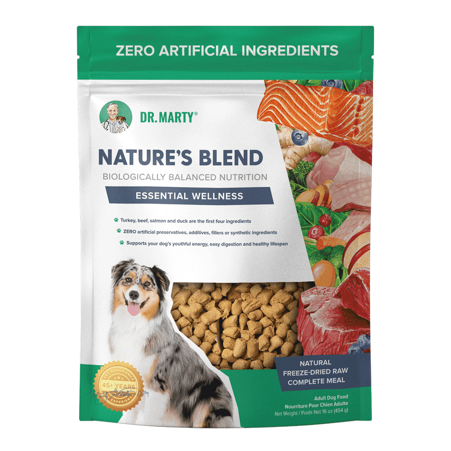 Dr. Marty Nature's Blend Essential Wellness Freeze-Dried Dog Food & Topper