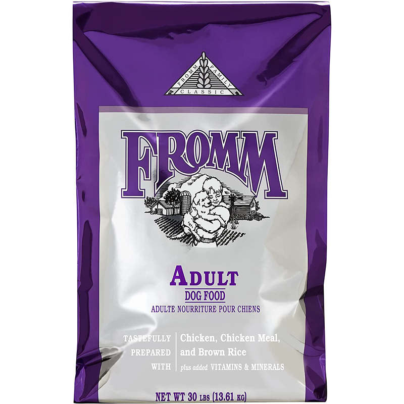 Fromm Family Classic Adult Dog Food front of bag.