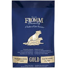 Fromm Reduced Activity & Senior Gold Food for Dogs front of bag.