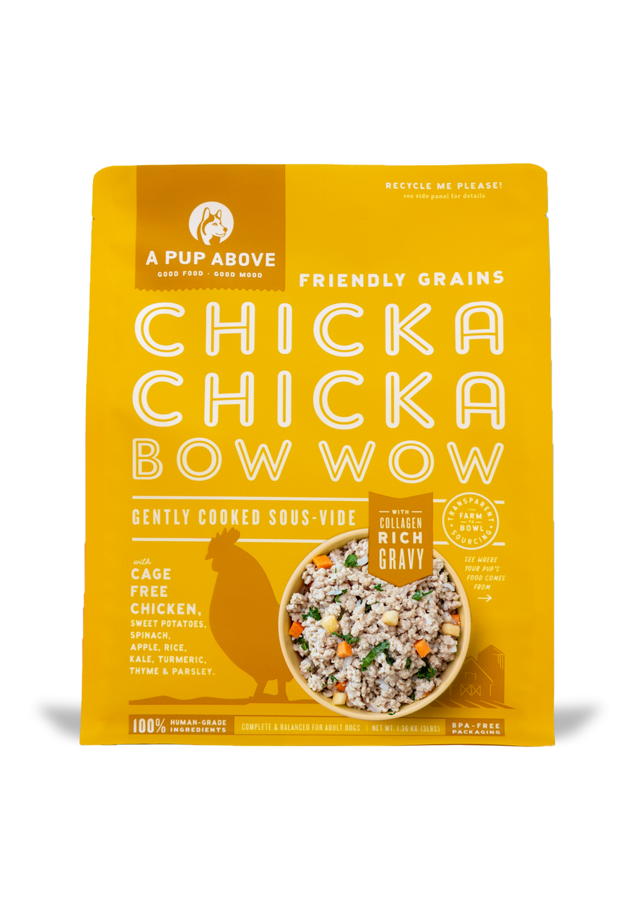 A Pup Above Chicka Chicka Bow Wow Gently Cooked Frozen Dog Food