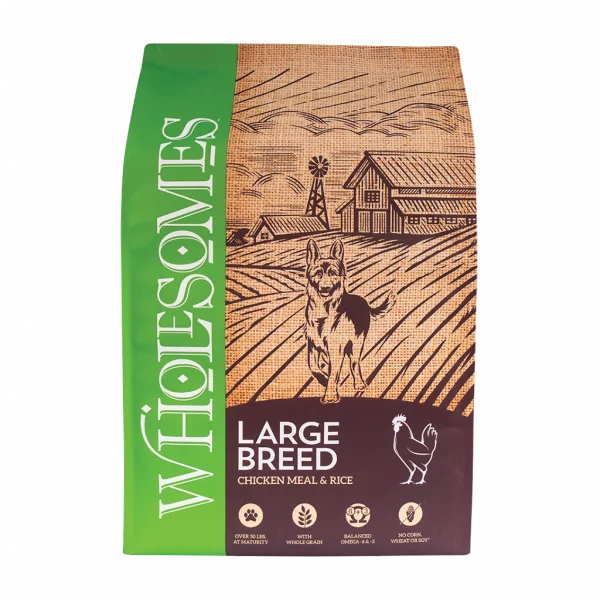 SPORTMiX Wholesomes Large Breed Chicken Meal & Rice Recipe Dry Dog Food