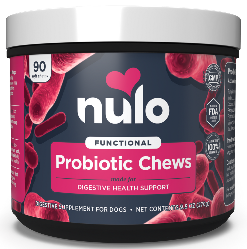 Nulo Functional Probiotic Soft Chew Supplements For Dogs