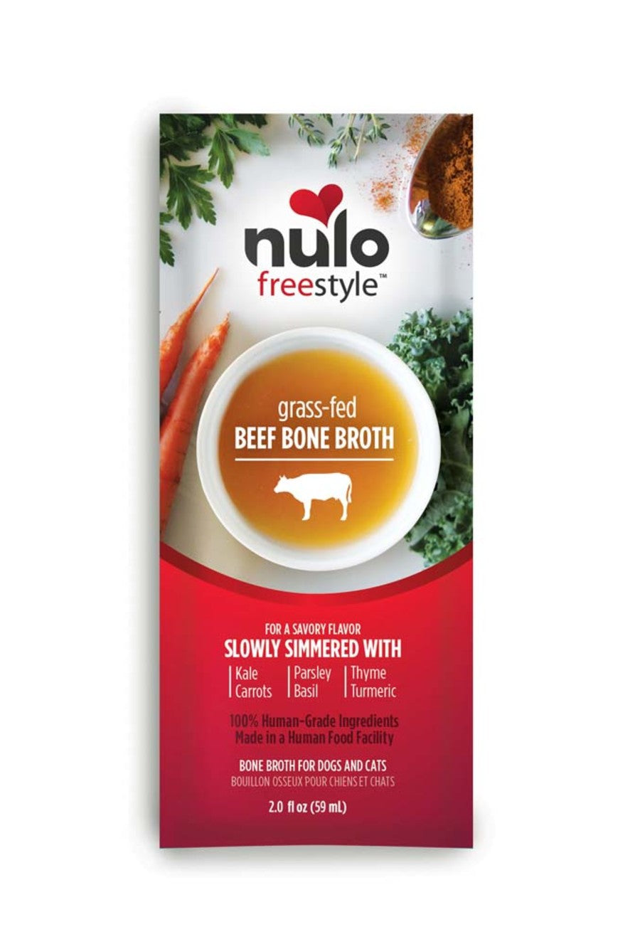 Nulo FreeStyle Hearty Beef Bone Broth Dog & Cat Topper