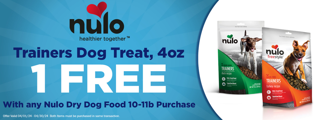 Nulo Freestyle Trainers 4oz Dog Treat With any 10-11lb Nulo Dry Dog Food