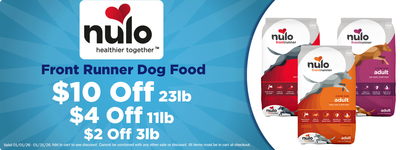 Nulo Frontrunner Dog Up to $10 Off