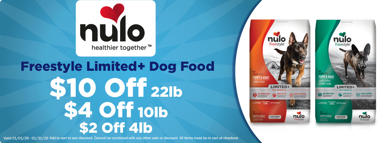 Nulo Freestyle Limited+ Dog Up to $10 Off