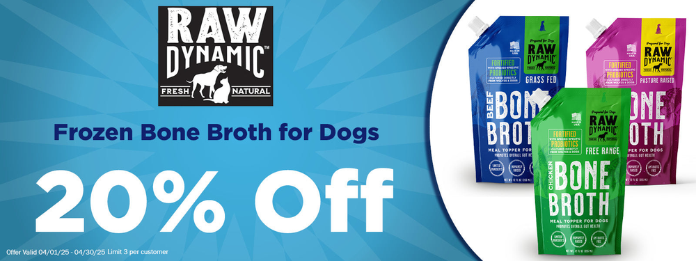 Raw Dynamic 20% Off Bone Broth for Dogs