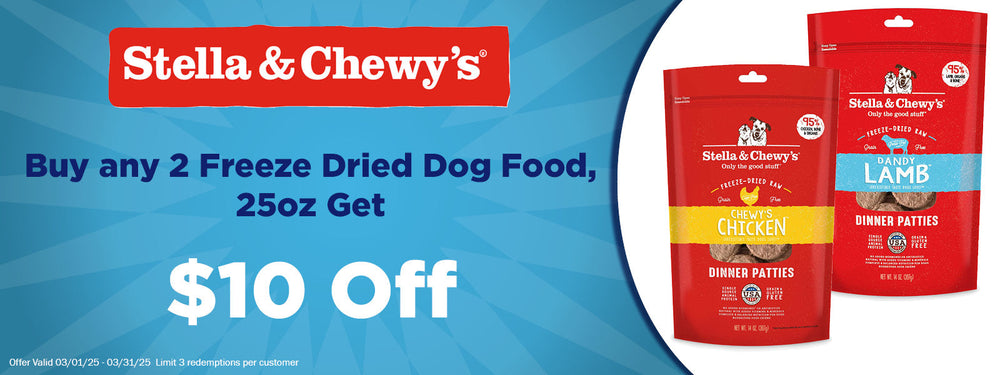 Stella & Chewy's Freeze Dried $10 Off 25oz When you buy 2