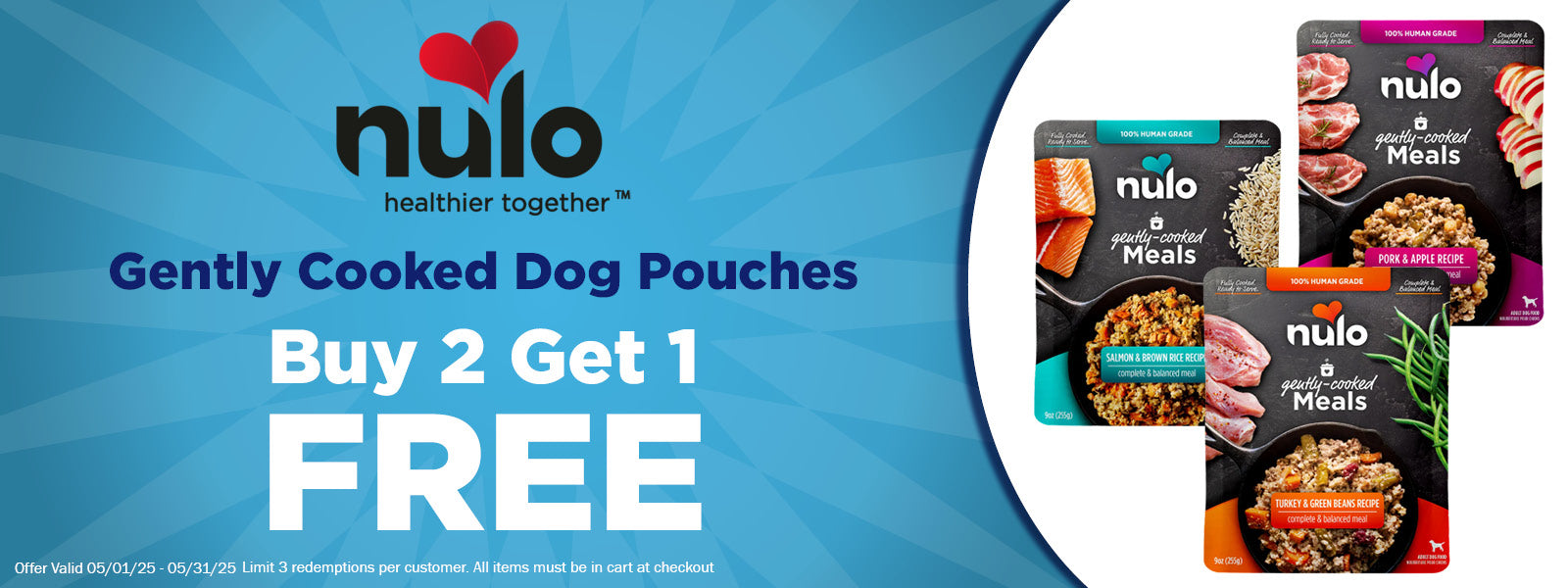 Nulo Gently Cooked Pouches Buy 2 Get 1 Free