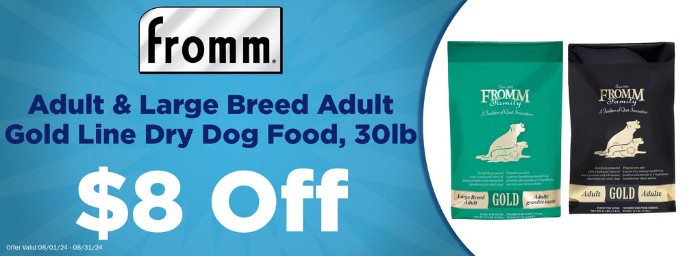 $8 Off Fromm Adult and Large Breed Adult Dry Dog Food