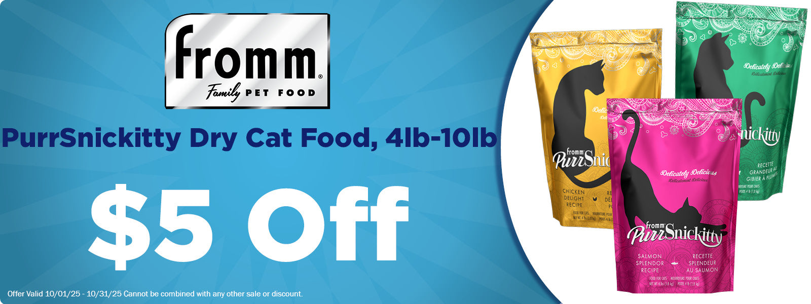 $5 Off Fromm PurrSnickitty Cat Food