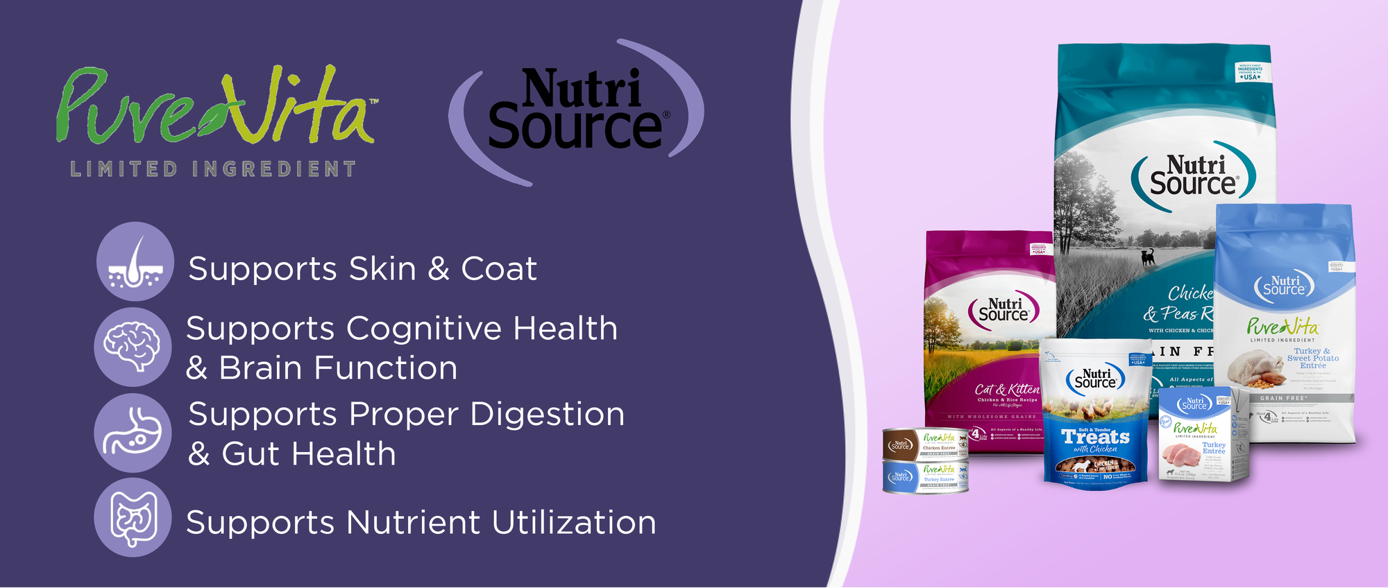 Nutrisource & PureVita Pet Food