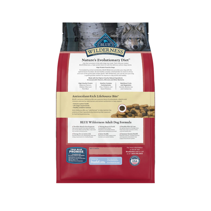 Blue Buffalo Wilderness Natural Salmon Recipe Adult Dry Dog Food