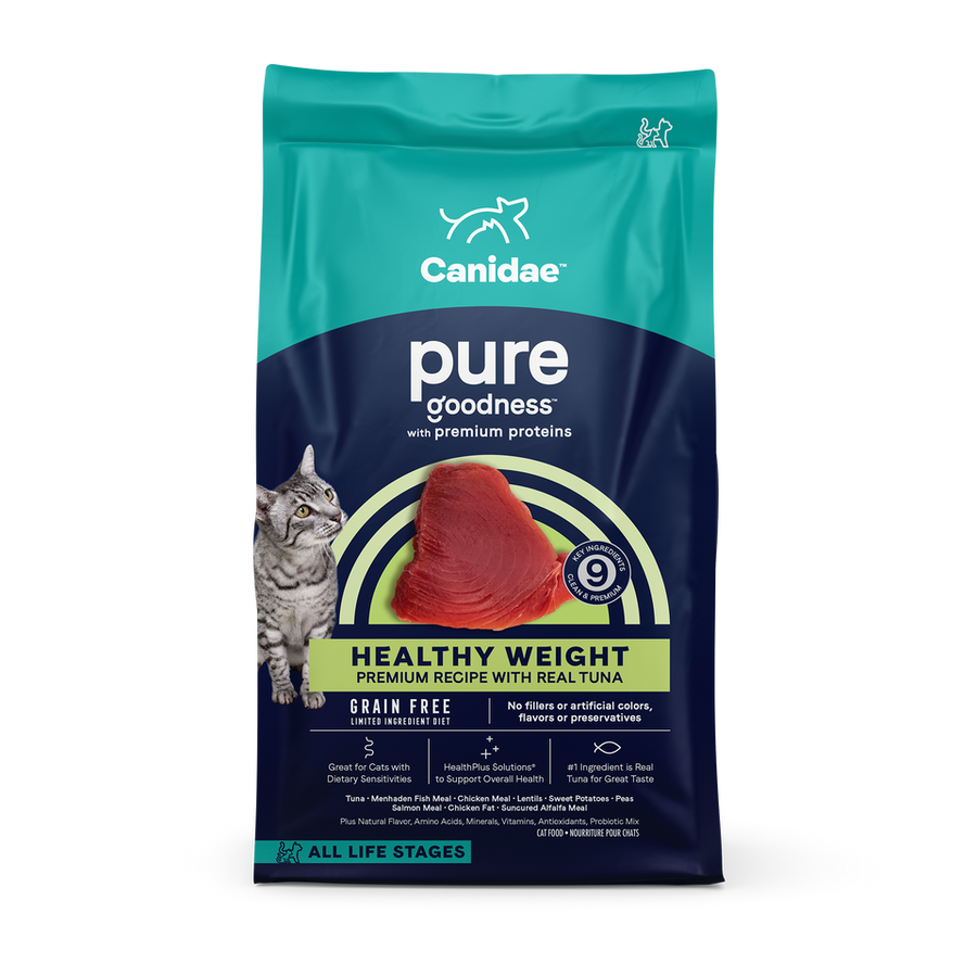 Canidae PURE Grain Free Healthy Weight with Tuna Dry Cat Food