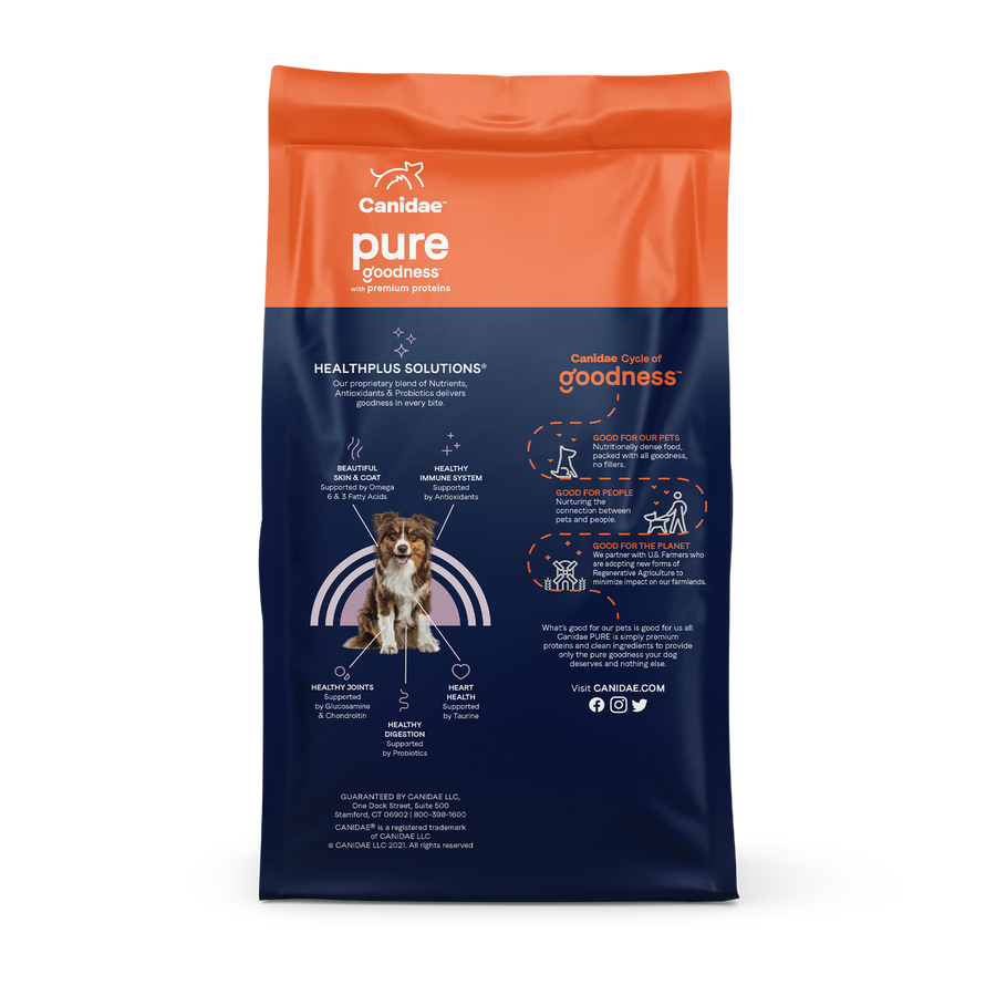 Canidae PURE Grain Free Bison, Lentil and Carrot Recipe Dry Dog Food