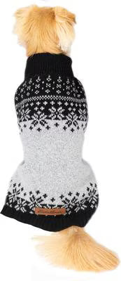 Eddie Bauer Whitman Fair Isle Sweater, Gray/Black