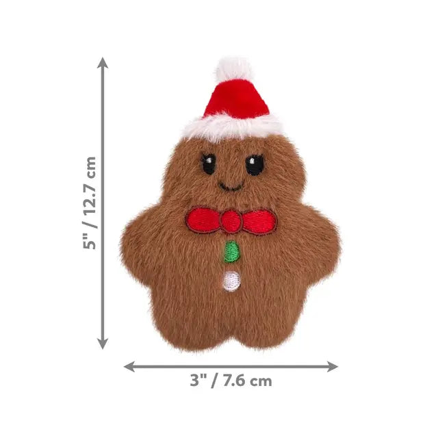 KONG Holiday Snuzzles Gingerbread Dog Toy