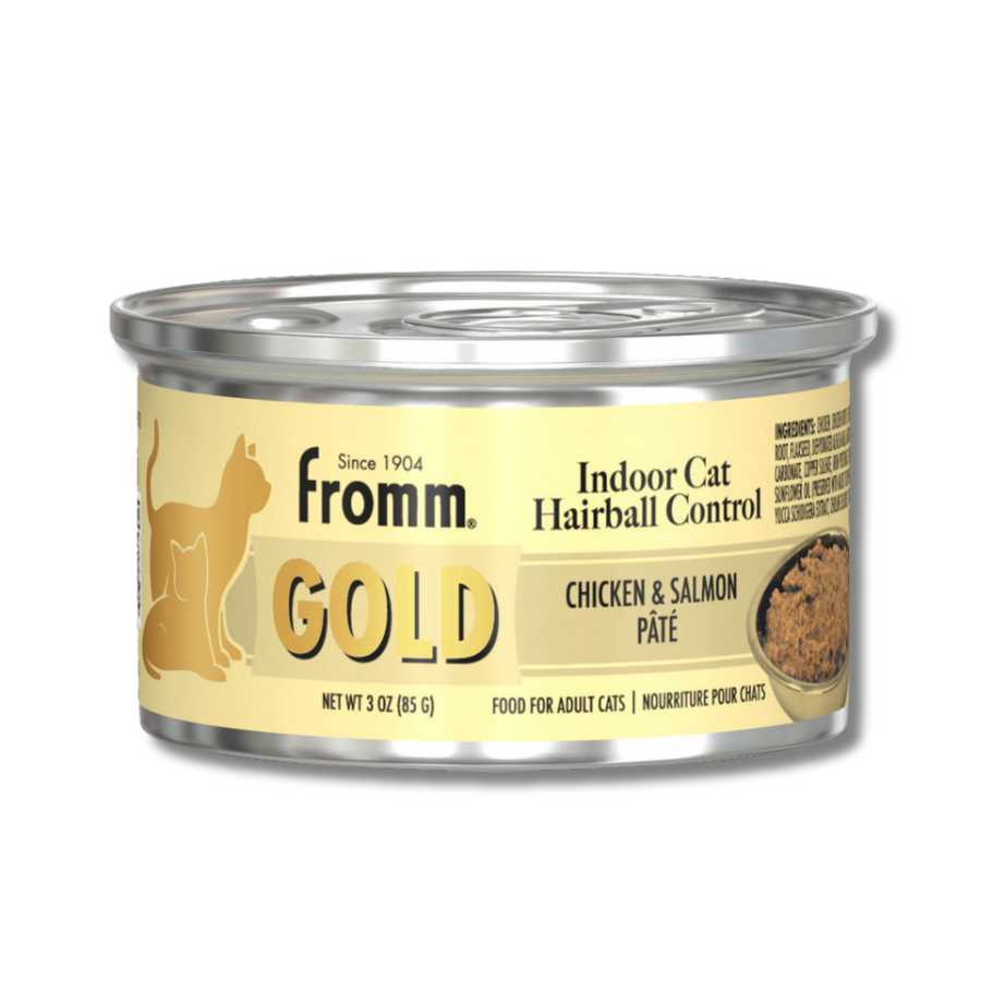 Fromm Gold Indoor Chicken & Salmon Recipe Pate Canned Cat Food