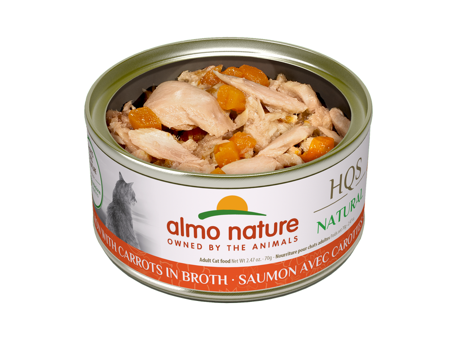 Almo Nature Natural Salmon & Carrots Canned Cat Food