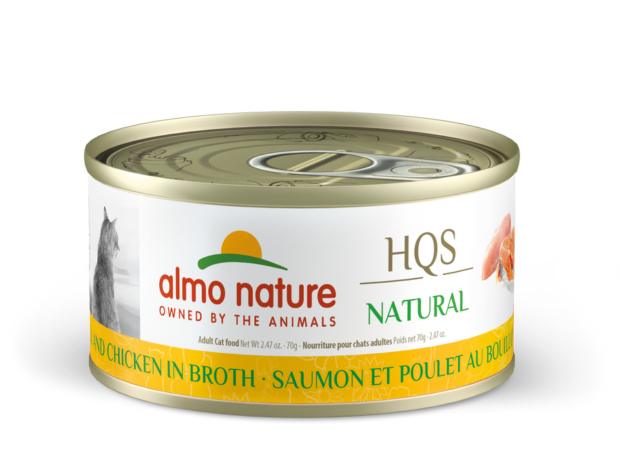 Almo Nature Natural Salmon & Chicken Canned Cat Food