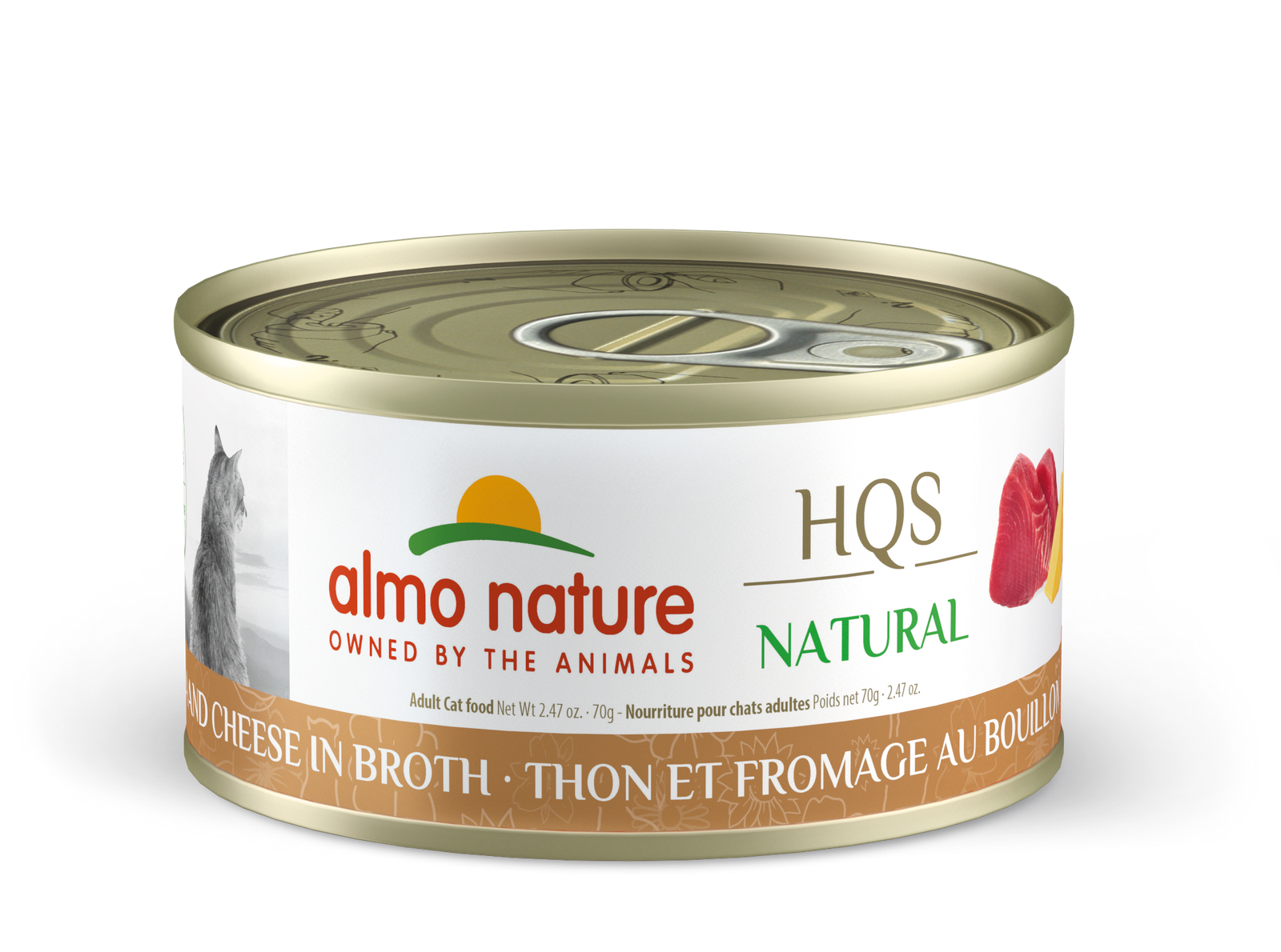 Almo Nature Natural Tuna & Cheese Canned Cat Food