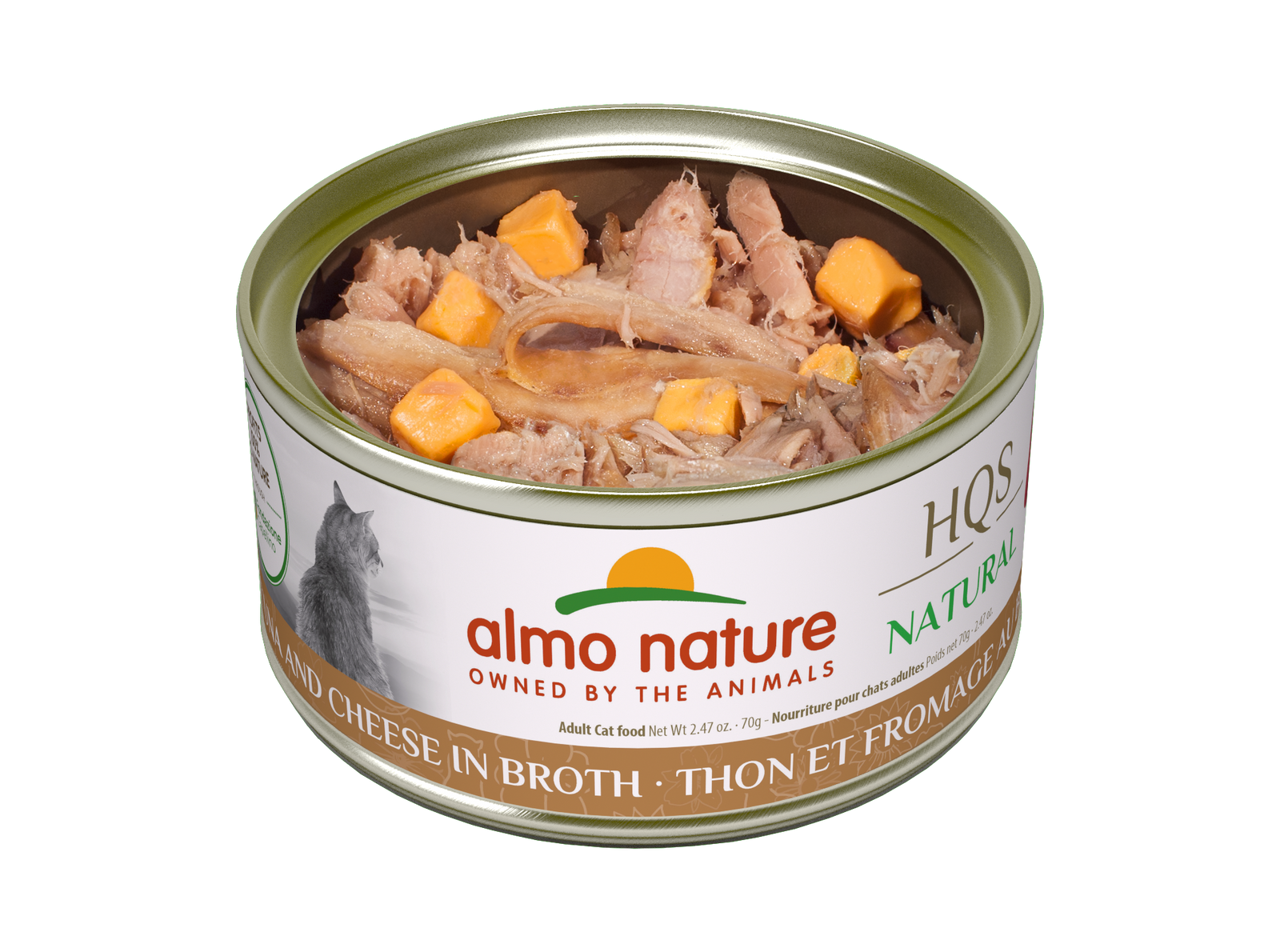 Almo Nature Natural Tuna & Cheese Canned Cat Food