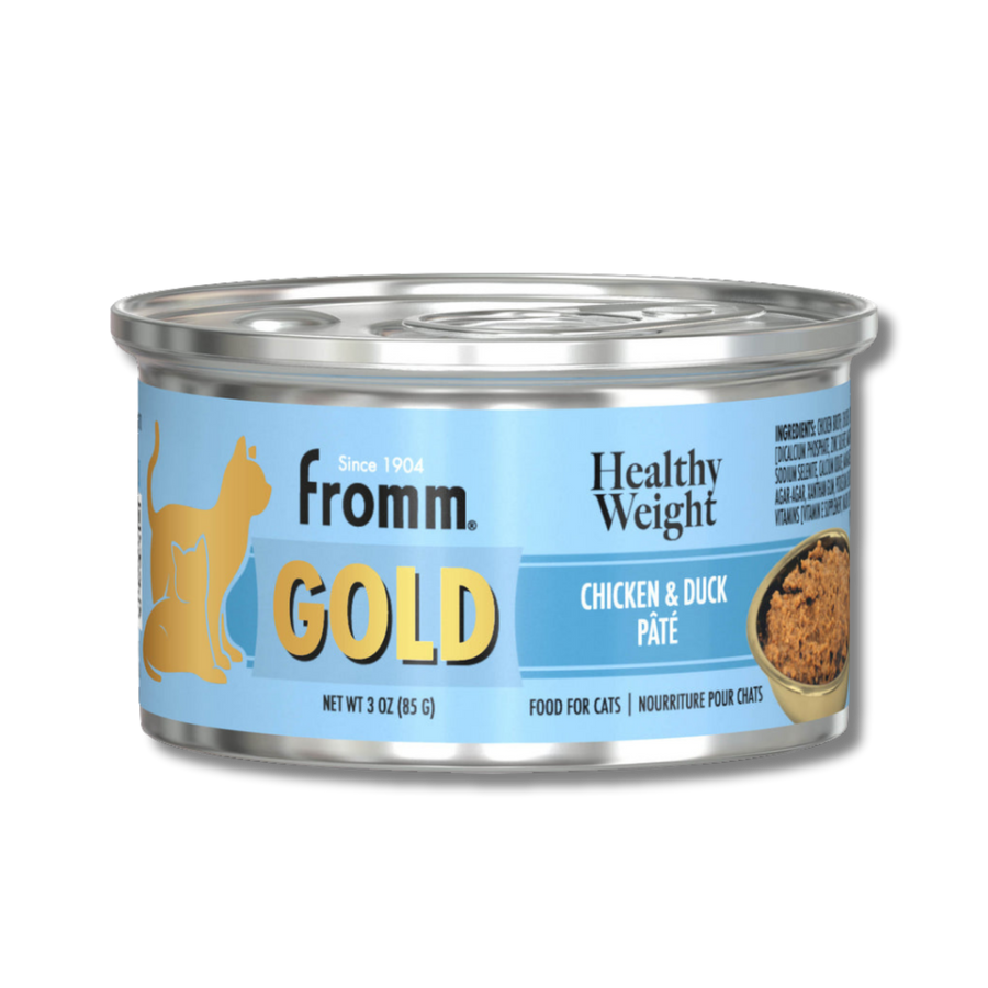 Fromm Gold Healthy Weight Chicken & Duck Recipe Pate Canned Cat Food