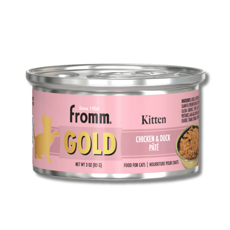Fromm Gold Chicken & Duck Recipe Pate Canned Kitten Food